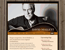 Tablet Screenshot of davidmallett.com